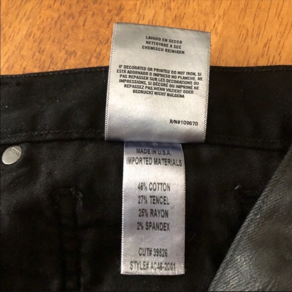 AGOLDE NWOT Women's Jeanette Mini Skirt In Coated Black Size 32 - Picture 9 of 11